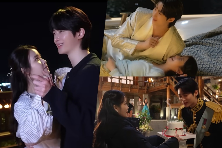 Watch: IU And Byeon Woo Seok Perfect Their Waltz And Kiss Scenes On Set Of “Perfect Crown”缩略图