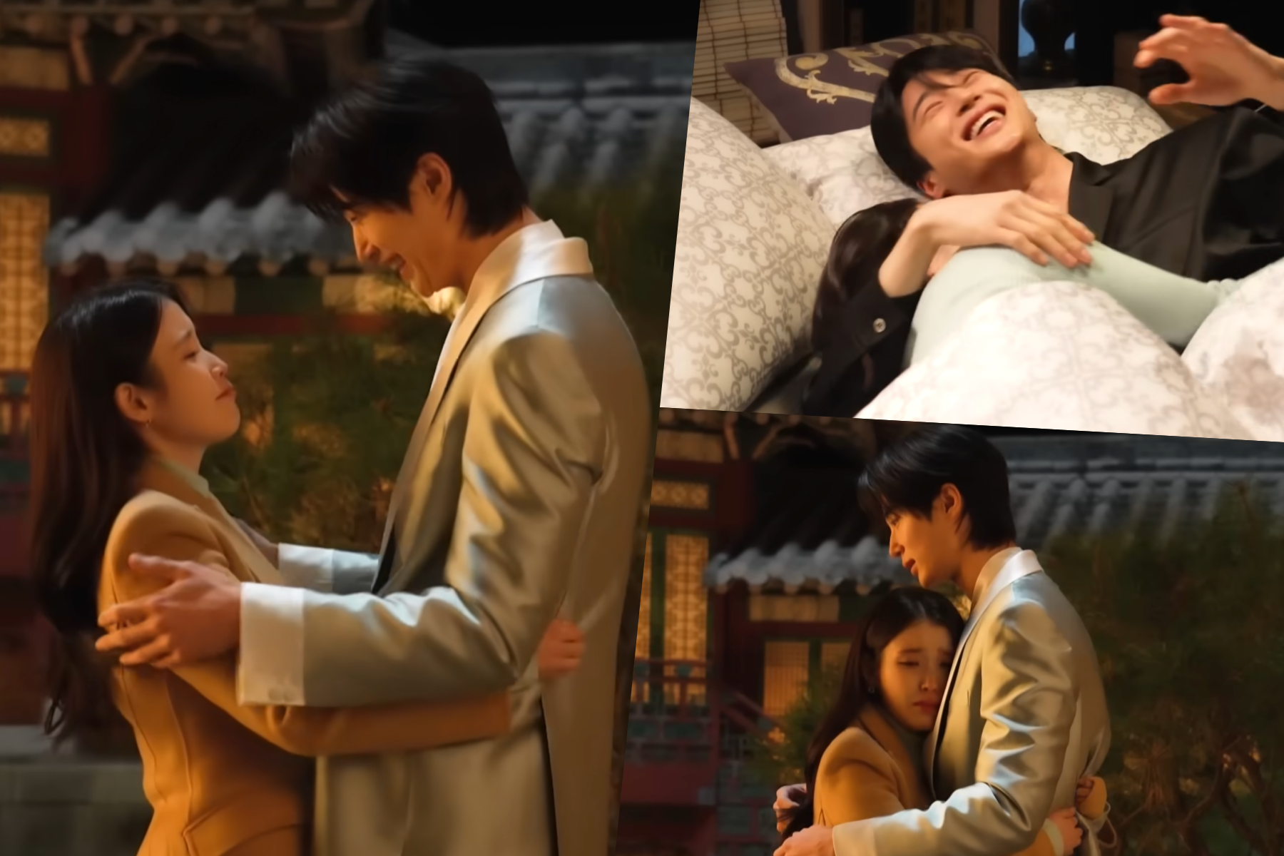 Watch: IU And Byeon Woo Seok Create A Sweet Atmosphere On Set Of “Perfect Crown”缩略图