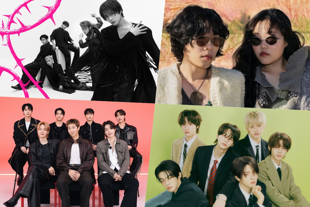 TXT, AKMU, BTS, TWS, NEXZ, And ILLIT Top Circle Monthly And Weekly Charts缩略图
