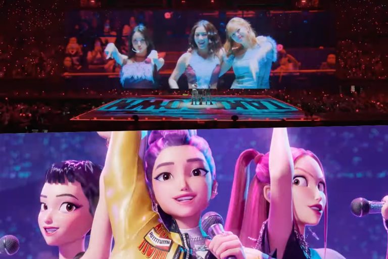 Watch: TWICE Members Sing “TAKEDOWN” Live In Official “KPop Demon Hunters” MV缩略图
