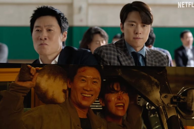 Watch: Kang Han Na’s Ex-Husband Jin Sun Kyu And Current Husband Gong Myoung Put Aside Their Rivalry To Save Her In “Husbands In Action”缩略图
