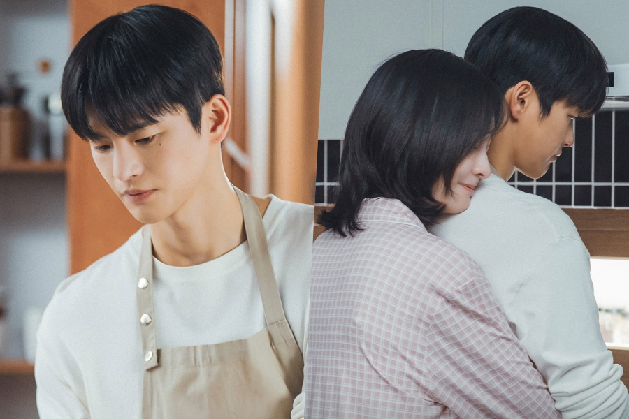 Park Ji Hyun Gives Seo In Guk A Sweet Back Hug As He Prepares Breakfast In “See You At Work Tomorrow!”缩略图