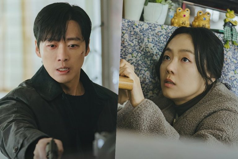 Namkoong Min Points A Gun At A Mysterious Lee Sang Hee In “The Husband”缩略图