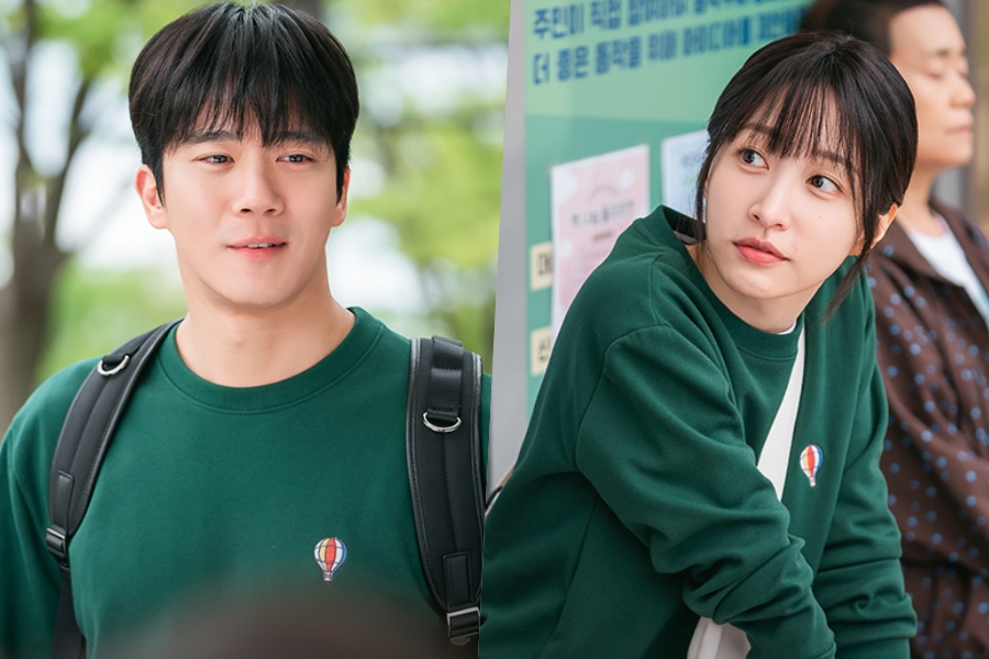 Ha Seok Jin And Hani’s Matching Outfits Lead To A Fateful First Meeting In “Love On The Menu”缩略图