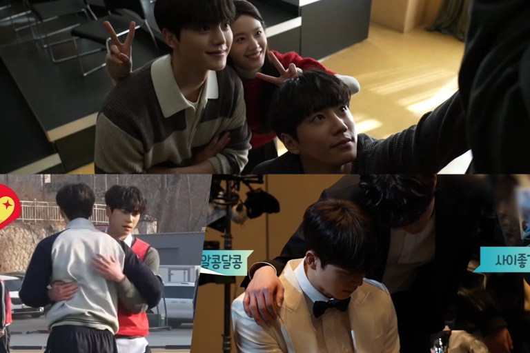 Watch: Song Kang, Lee Jun Young, And Jang Gyuri Keep The Atmosphere Bright On Set Of “Four Hands, Two Sonatas”缩略图