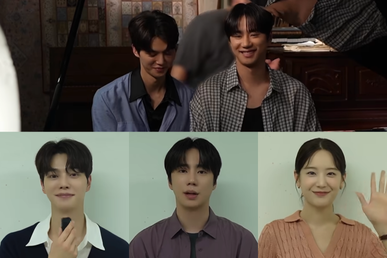 Watch: Song Kang, Lee Jun Young, Jang Gyuri, And More Bid Farewell To “Four Hands, Two Sonatas” At Final Filming缩略图